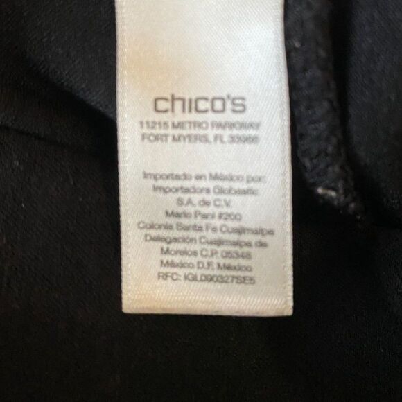 Chico's Fabulously Slimming Straight Leg Leggings Size 1Regular - Picture 7 of 7